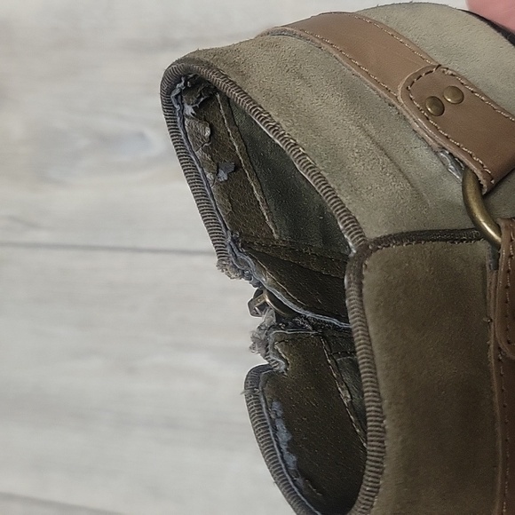 Sam Edelman Olive and Tan Phoenix Bootie Size 6 - Picture 11 of 11